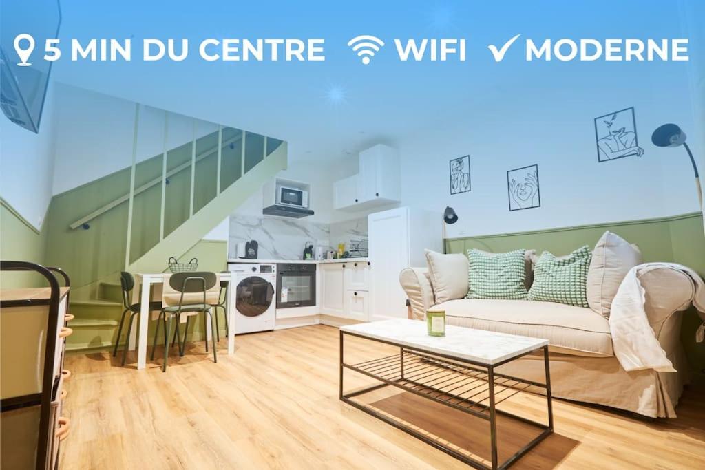 Nouveaute ! Lille T3 Avec Decor Moderne, Wifi Kültér fotó